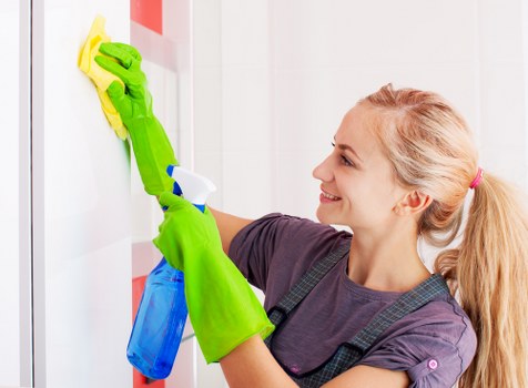 Upholstery cleaning in W14 for a modern sofa in a bright living room