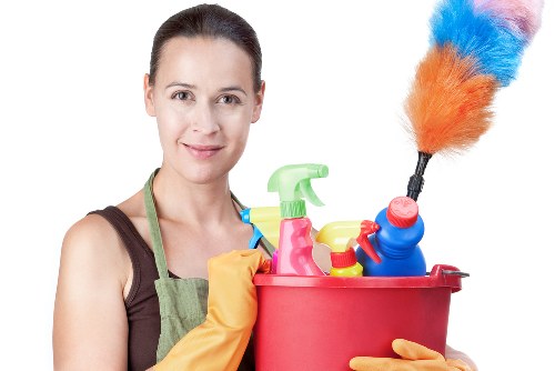 Carpet cleaning team using eco-friendly practices in W14