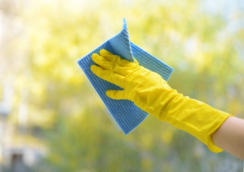 Professional window cleaning in W14 on a residential property