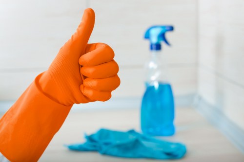 Local home cleaners preparing a family house in W14