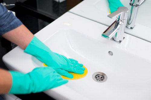 Safe handling of carpet cleaning chemicals and protective gear
