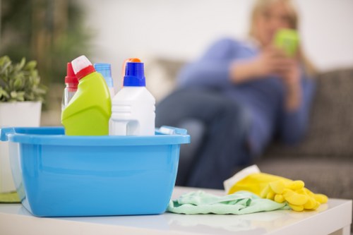 Health and safety checks during a carpet cleaning job