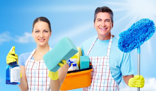 Flexible office cleaning schedule for W14 workplaces